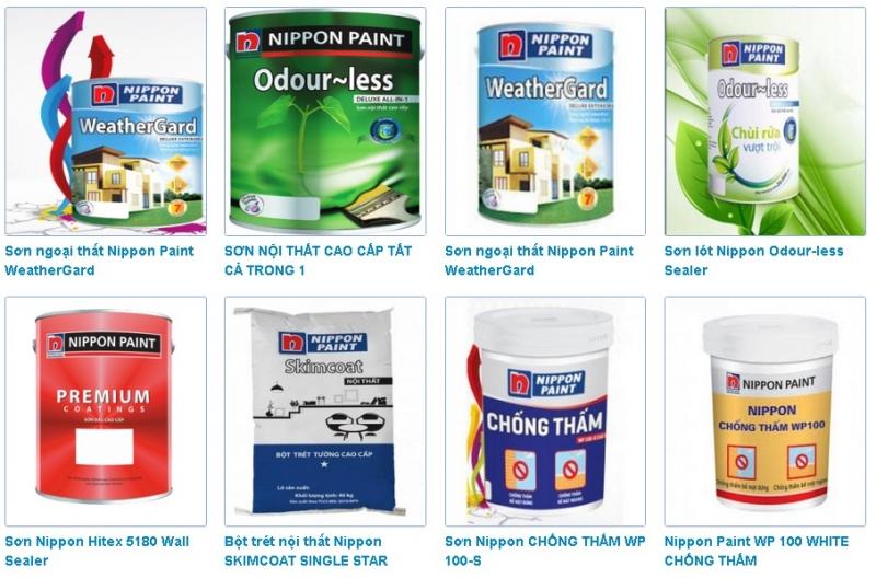 Một số dòng sản phẩm của Nippon