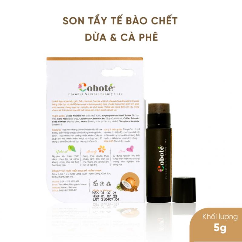 Son tẩy tế bào chết chuẩn thực phẩm Coboté