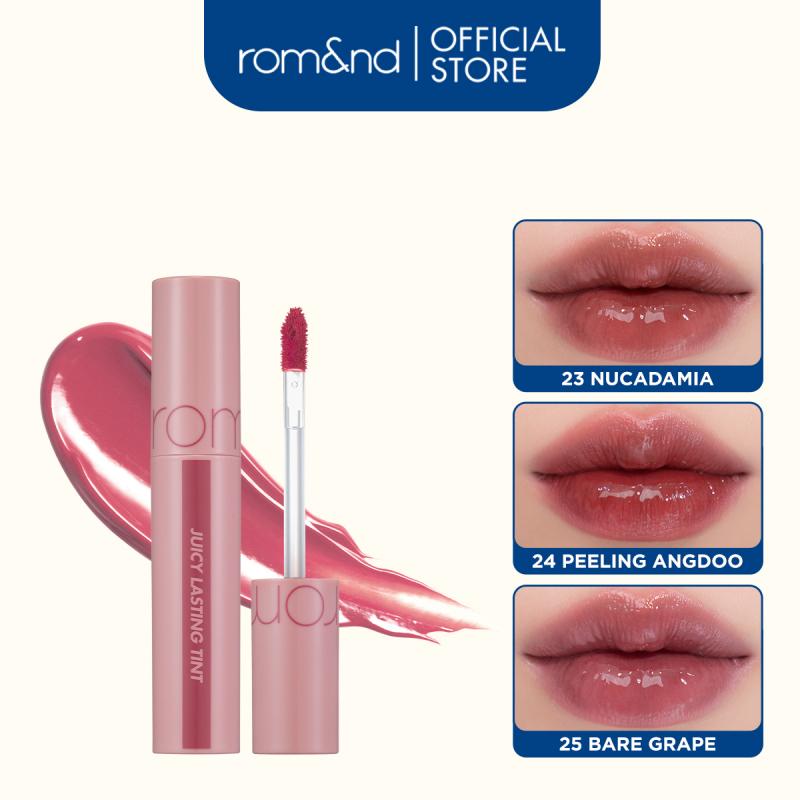 Son Tint lì cho môi căng mọng Hàn Quốc Romand Juicy Lasting Tint Ripe Fruit