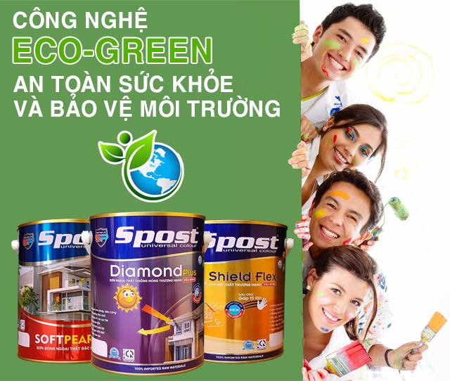 Sơn và chống thấm cao cấp SPOST (Việt - Mỹ)