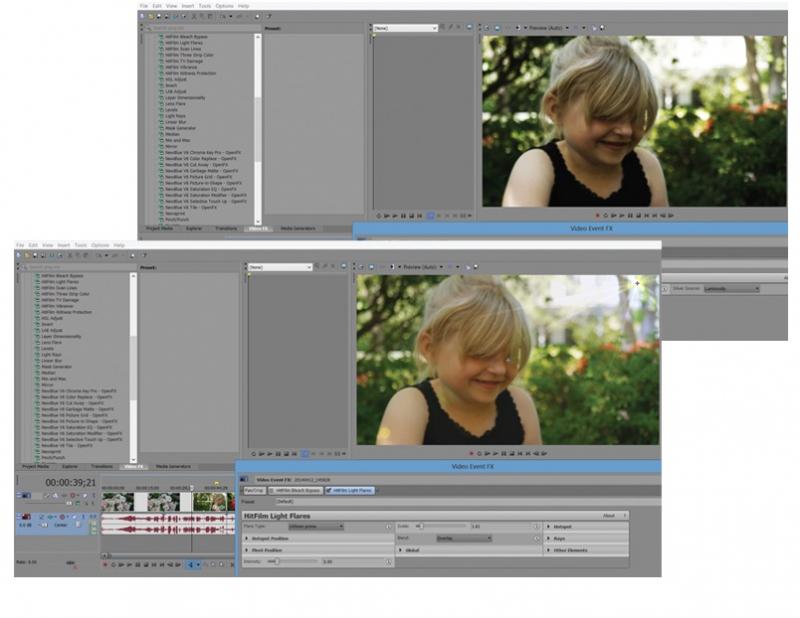 Giao diện Sony Vegas Pro 13