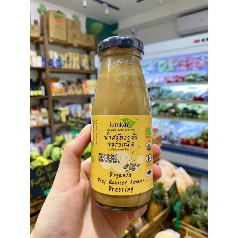 Sốt mè rang hữu cơ Lumlum Organic
