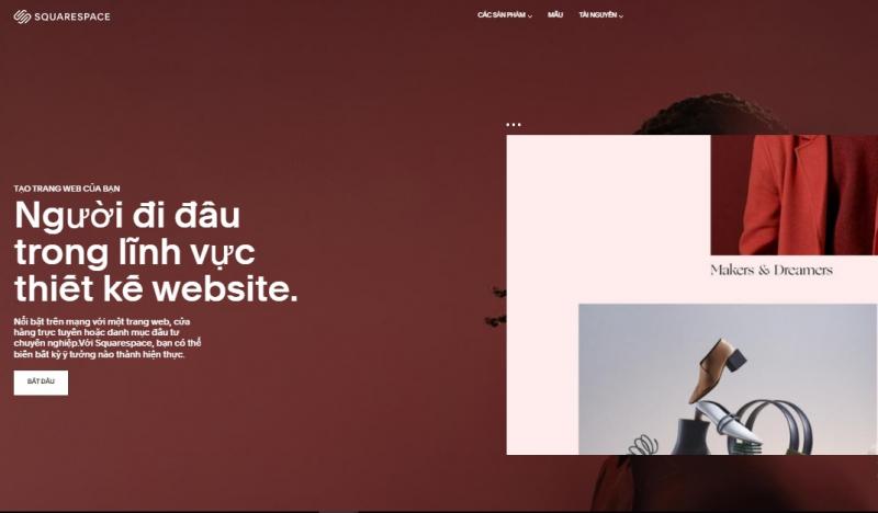 Website chỉnh sửa logo miễn phí Squarespace
