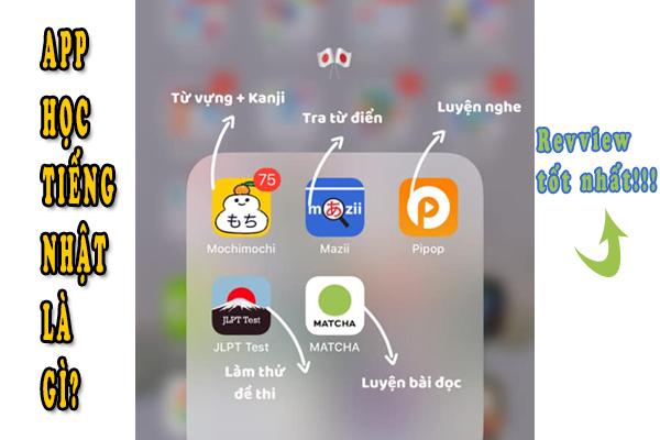 Sử dụng các app học tiếng Nhật
