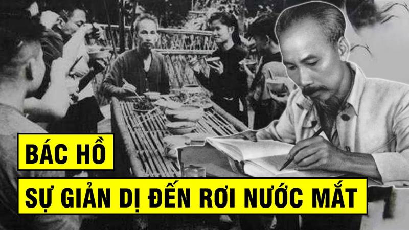 Sự giản dị rơi nước mắt của Bác Hồ