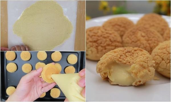 Bánh su kem vỏ xù