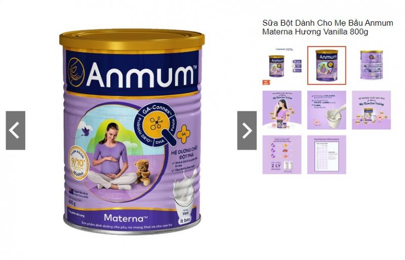 Sữa bột  Anmum Materna