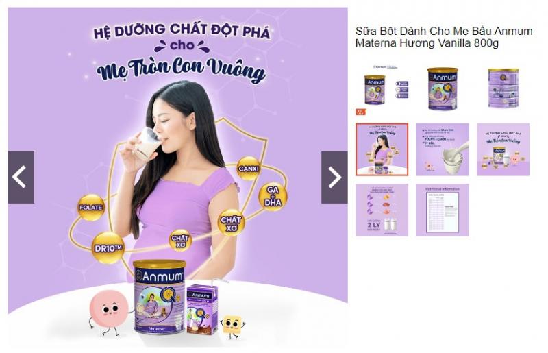 Sữa bột  Anmum Materna