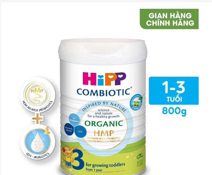 Sữa bột công thức HiPP 3 Organic Combiotic