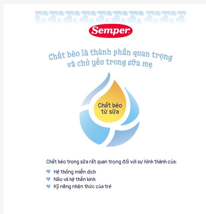 Sữa bột công thức Semper Nutradefense Baby