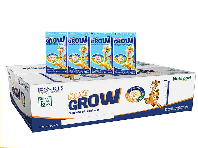 Sữa bột dinh pha sẵn Nuvi Grow