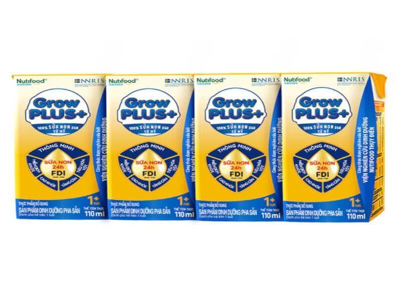 Sữa bột pha sẵn GrowPlus+ (vàng)