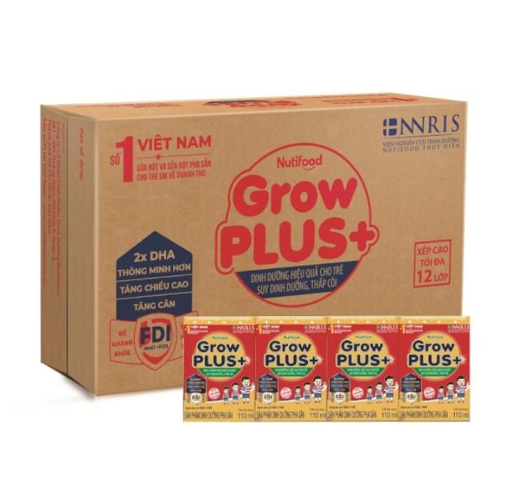 Sữa bột pha sẵn Nuti Grow Plus đỏ