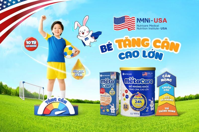 Sữa bột và sữa pha sẵn Metacare