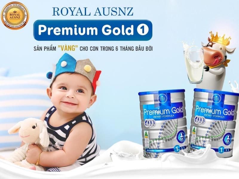 Sữa cho trẻ sơ sinh Royal Ausnz Premium Gold 1
