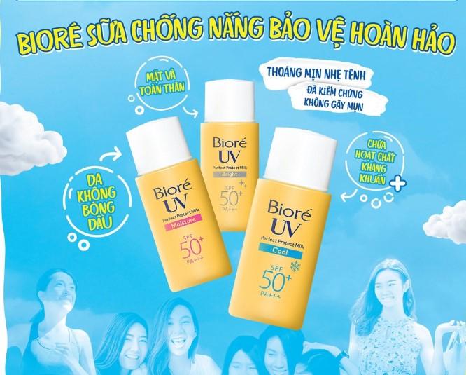 Sữa chống nắng bảo vệ hoàn hảo mát lạnh Biore UV