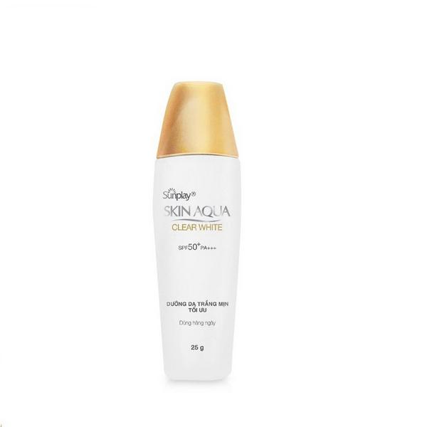 Sữa chống nắng dưỡng da trắng mịn tối ưu Sunplay Skin Aqua Clear White SPF50+, PA++++ (55g)