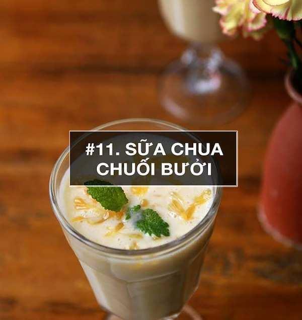 Sữa chua chuối bưởi