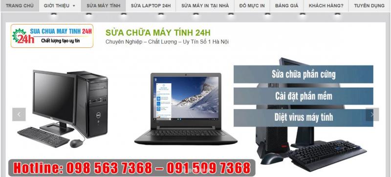 Sửa chữa máy tính 24h