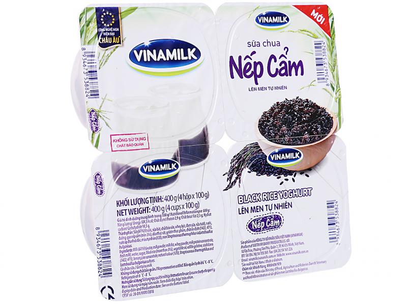 Sữa chua nếp cẩm Vinamilk