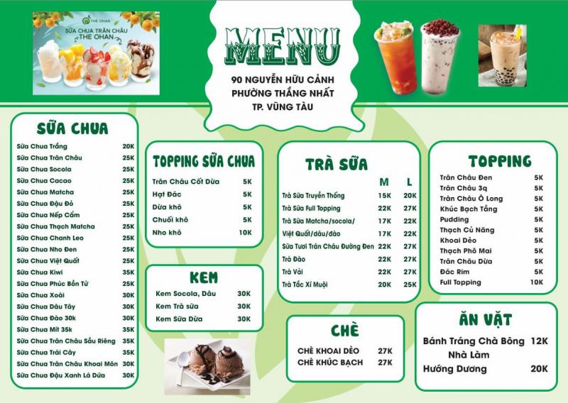 Sữa Chua Trân Châu The Ohan