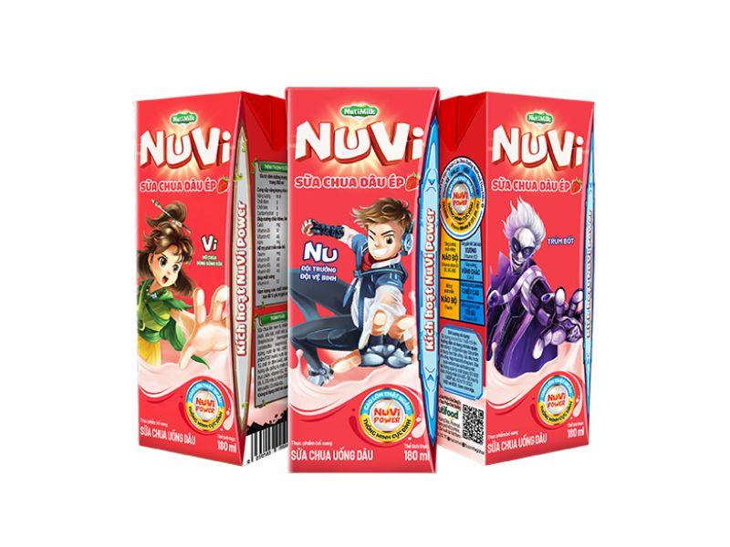 Sữa chua uống Nuvi vị dâu
