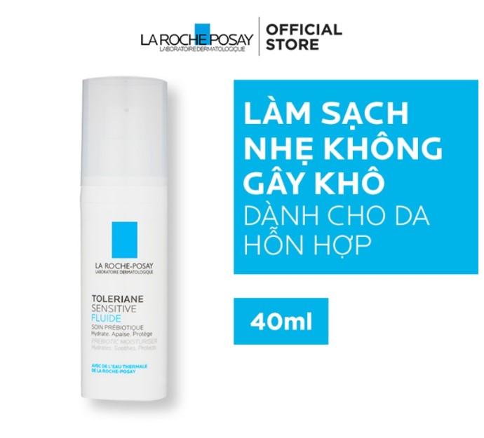 Sữa dưỡng cho da dầu, da hỗn hợp rất nhạy cảm La Roche-Posay Toleriane Fluide 40ml