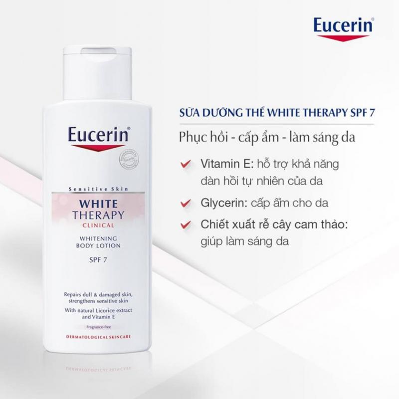 Sữa Dưỡng Thể Sáng Da Eucerin Spotless Brightening Body Lotion SPF7 250ml