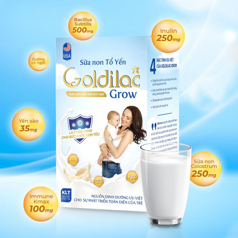 Sữa non tổ yến Goldilac Grow
