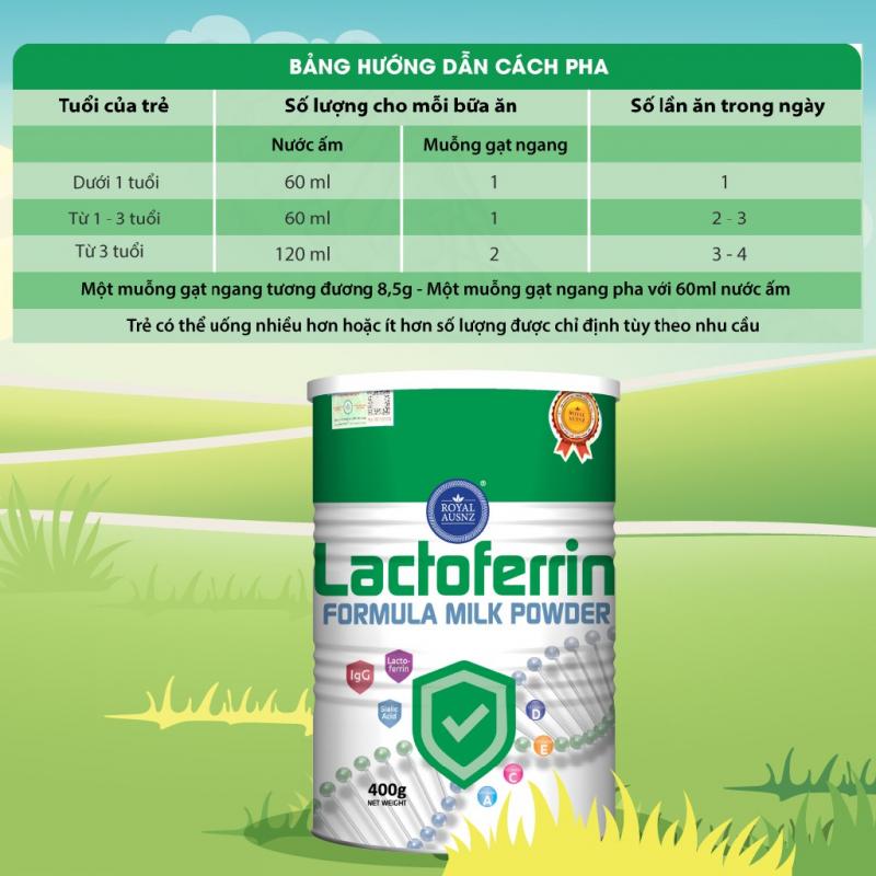 Royal Ausnz Lactoferrin Formula Milk Powder