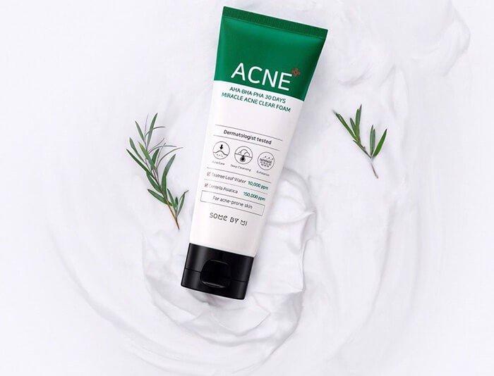 Sữa rửa mặt Some By Mi AHA-BHA-PHA 30 Days Miracle Acne Clear Foam