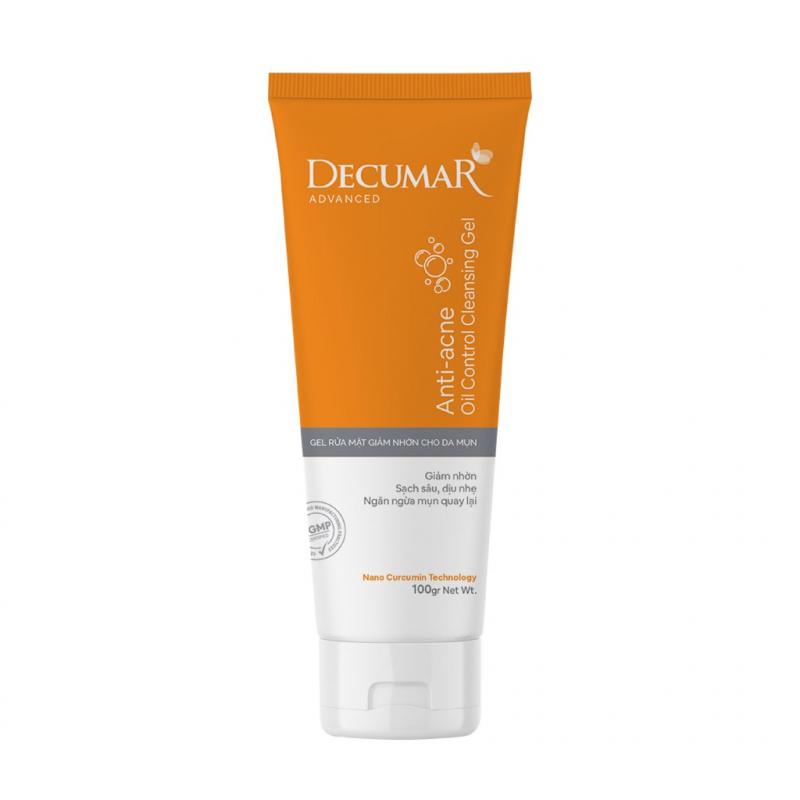 Sữa rửa mặt dạng Gel Decumar Advanced 100gr kiểm soát nhờn mụn hoàn toàn mới