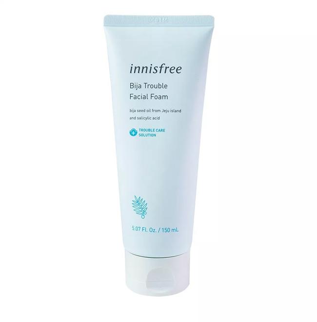 Sữa rửa mặt dành cho da mụn innisfree Bija Trouble Facial Foam