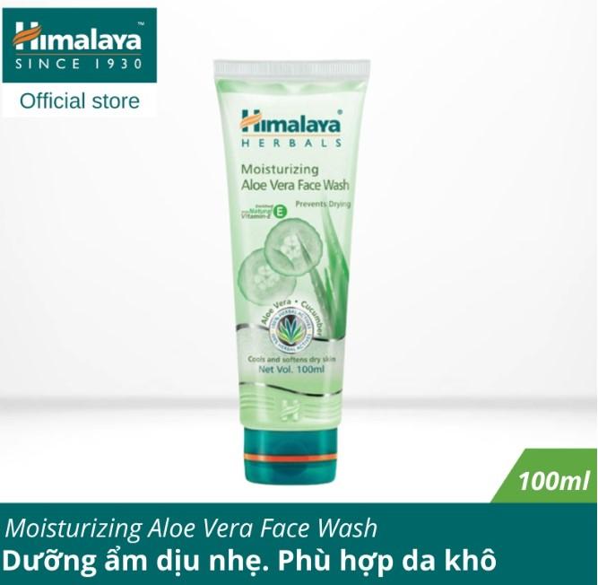 Sữa rửa mặt Himalaya Moisturizing Aloe Vera Face Wash