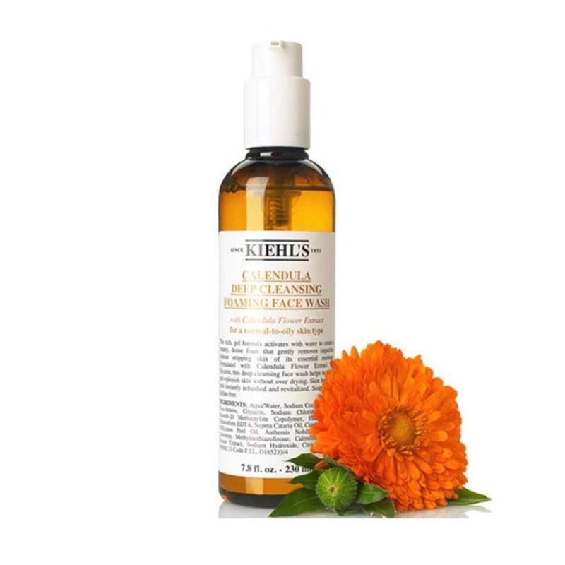 Sữa rửa mặt hoa cúc Kiehl's Calendula Deep Cleansing Foaming Face Wash