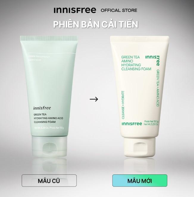 Sữa rửa mặt Innisfree Green Tea Amino Cleansing Foam