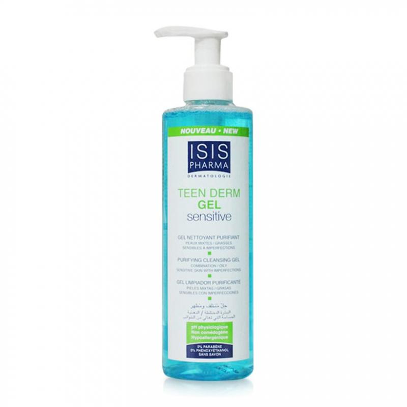 Sữa rửa mặt ISIS Pharma Teen Derm Gel Sensitive