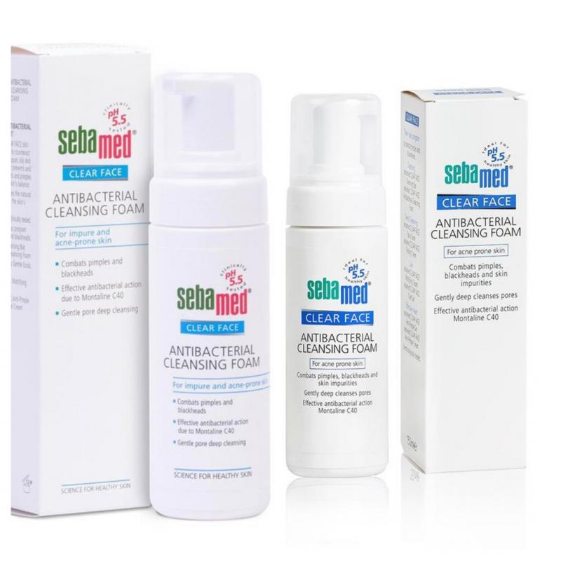 Sữa rửa mặt kháng khuẩn, ngừa mụn Sebamed