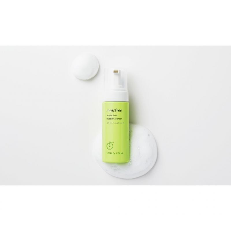 Sữa rửa mặt làm sạch dạng bọt innisfree Apple Seed Bubble Cleanser