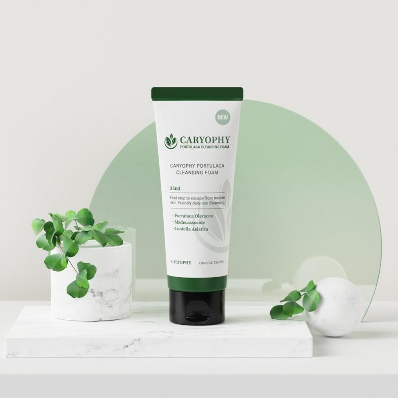 Sữa rửa mặt ngừa mụn Caryophy Portulaca Cleansing Foam