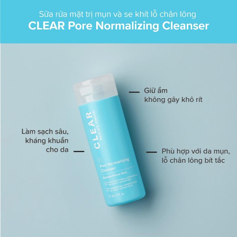 Sửa rửa mặt Paula's Choice Clear Pore Normalizing Cleanser