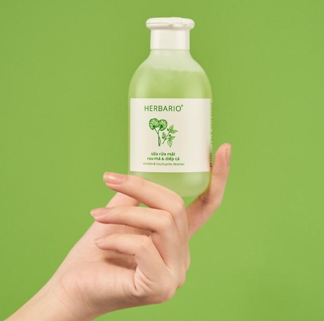 Sữa rửa mặt rau má & diếp cá Herbario
