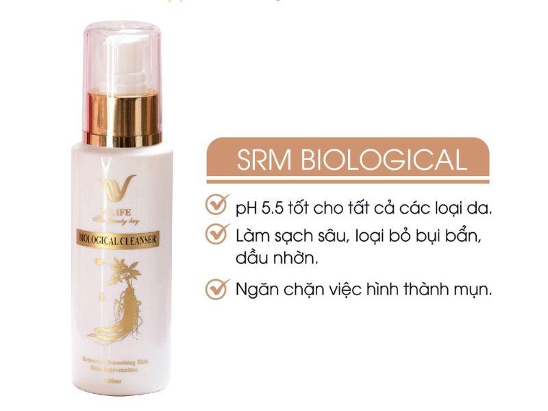 Sữa rửa mặt sinh học V Life