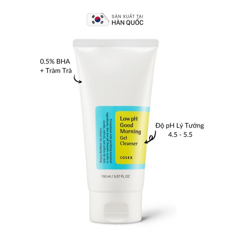 Sữa rửa mặt trà xanh dạng Gel Cosrx Low pH Good Morning