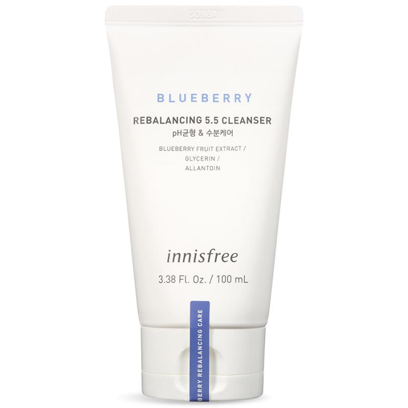 Sữa rửa mặt từ Blueberry innisfree Blueberry Rebalancing 5.5 Cleanser