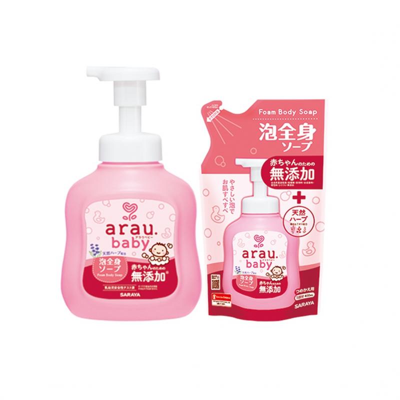 Sữa tắm cho trẻ sơ sinh Arau Baby