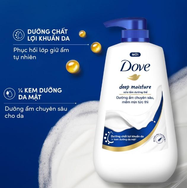Sữa tắm dưỡng thể Dove