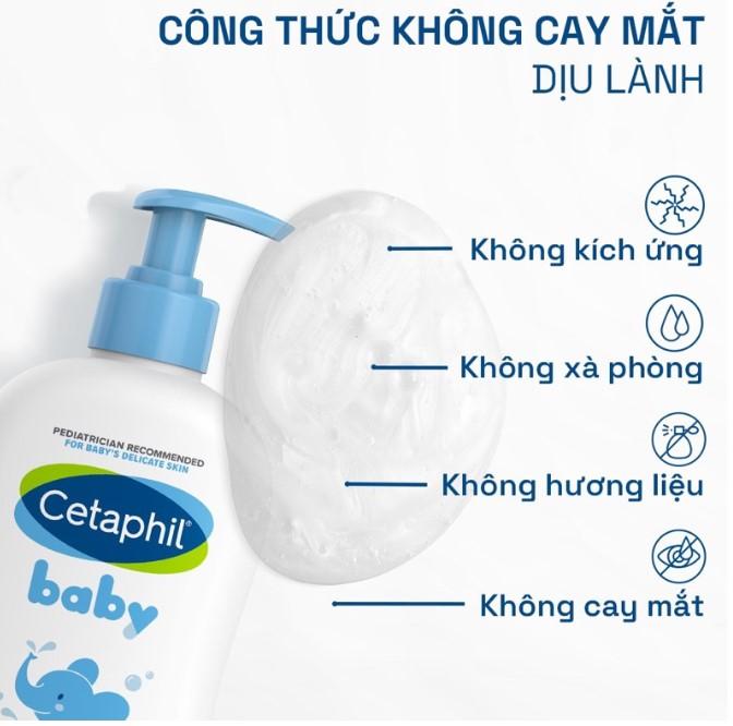 Sữa tắm Cetaphil Baby Gentle Wash & Shampoo