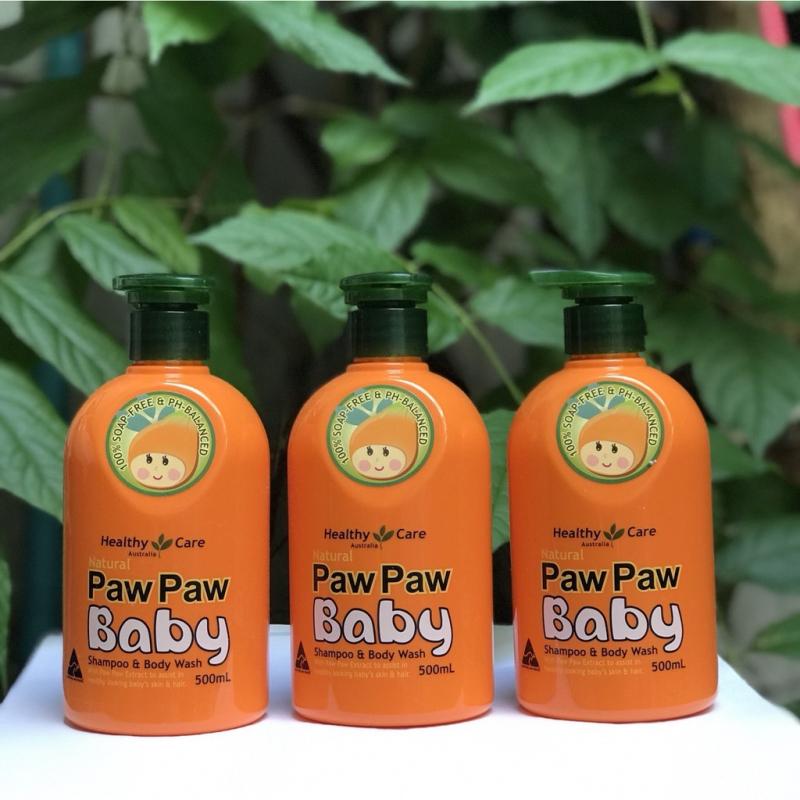 Sữa tắm gội Healthy Care Paw Paw Baby
