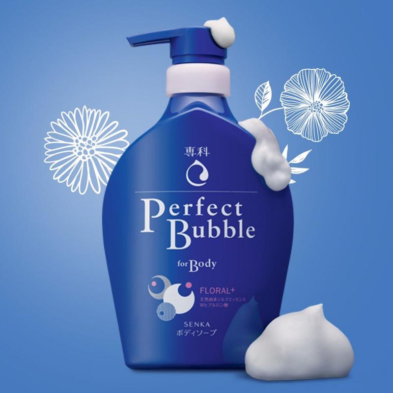 Sữa tắm Senka Perfect Bubble for Body Floral Plus